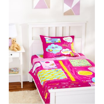 Junior bed in a clearance bag